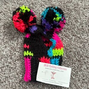 Handmade dog ear muff hat